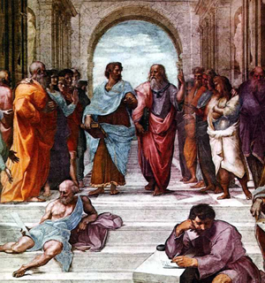 academia de atenas rafael platon filosofia lucena