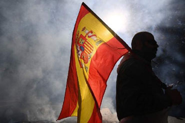 bandera españa lucena