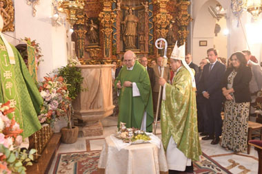 ofrenda frutos virgen araceli lucena bernardito 2022