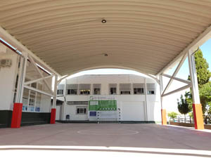 pista cubierta colegio san jose de calasanz fondos edusi lucena