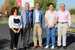 obras carretera lucena las navas  diputacion